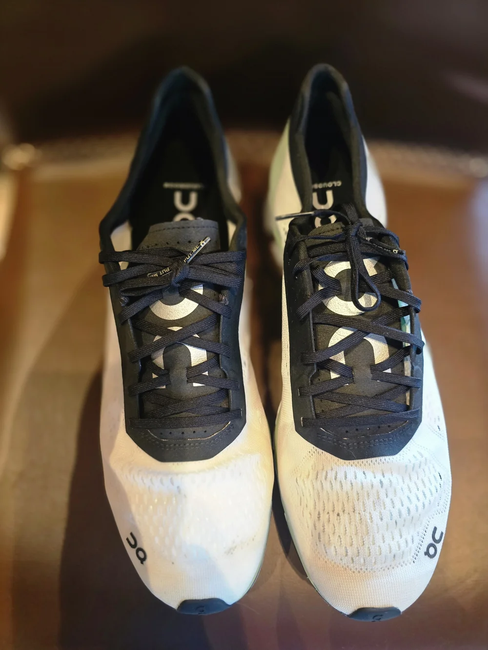 On Running Lightweight Men's Running Shoes in White and Black